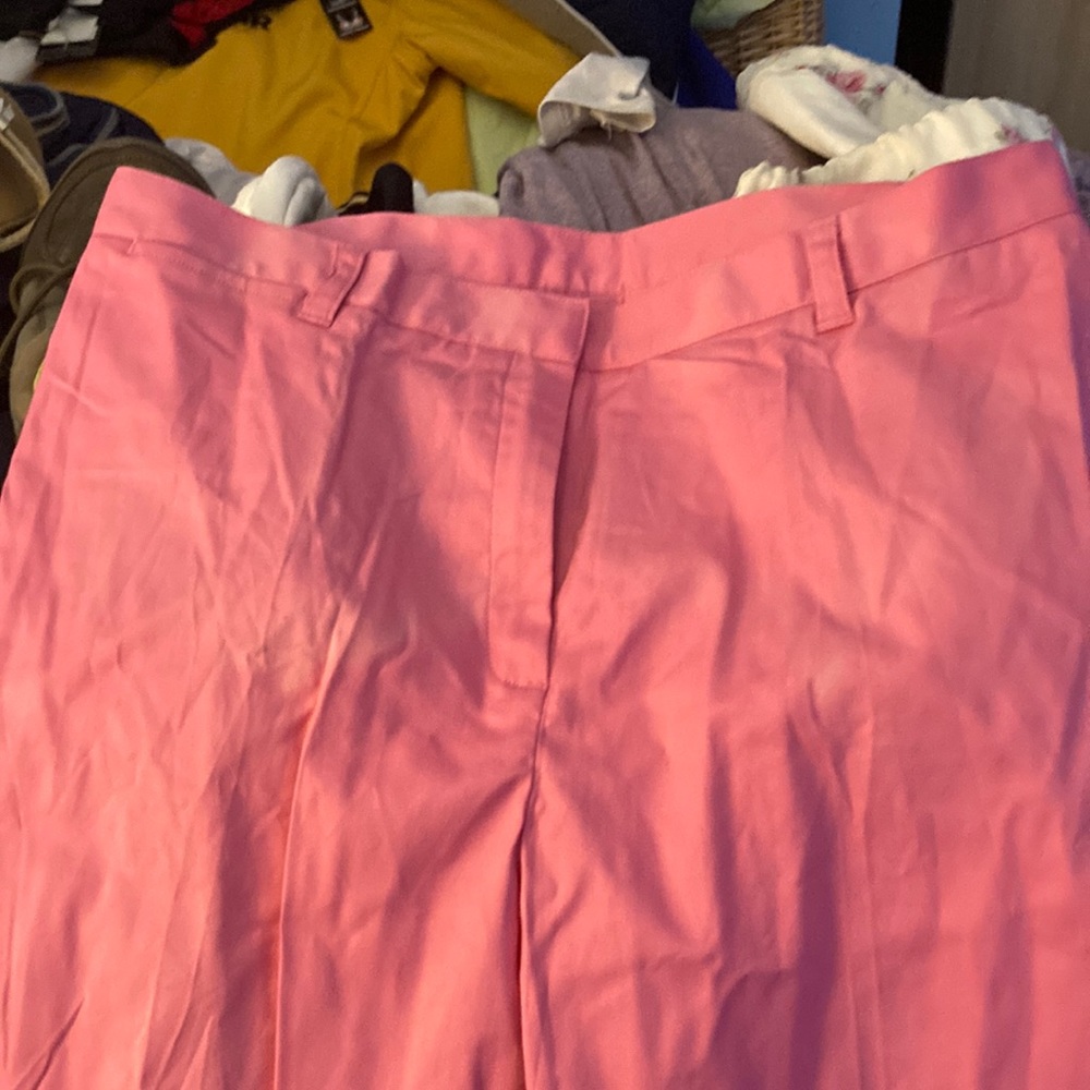 Jones New York Bar Harbour Pant. Rosy Pink   12P. NWT